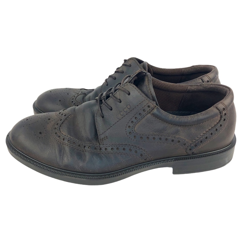 ECCO Oxford dark brown classic career shoes MENS size 10